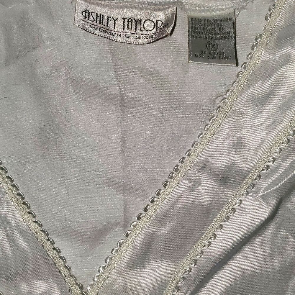 Ashley Taylor Night Satin Blouse